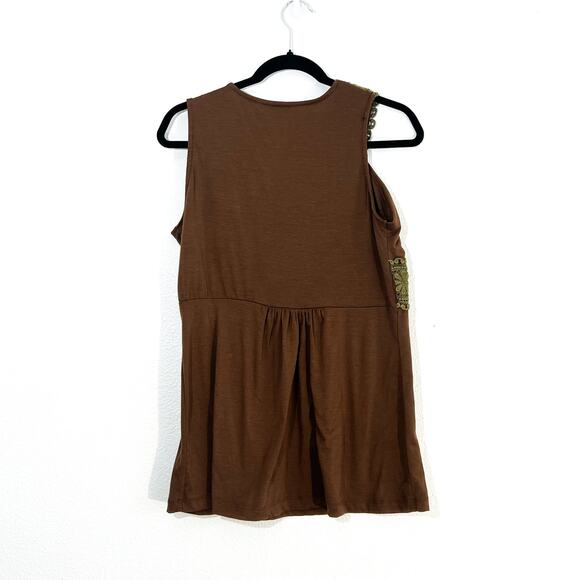 Vintage Wet Seal Top Y2K Womens L Fairy Grunge Boho Crochet Tank 90s Babydoll - Picture 5 of 6